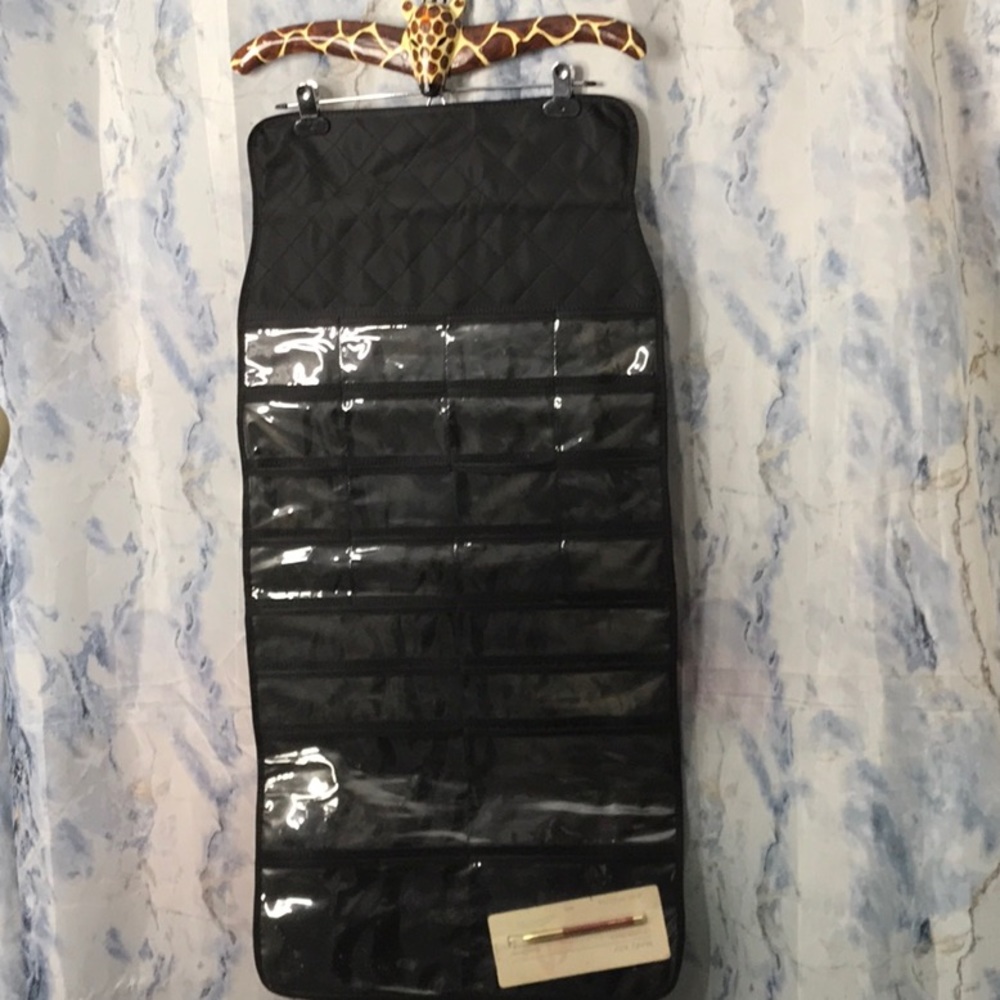 Mary Kay closet sample product cosmetic jewelry hanging organizer bonus lipliner